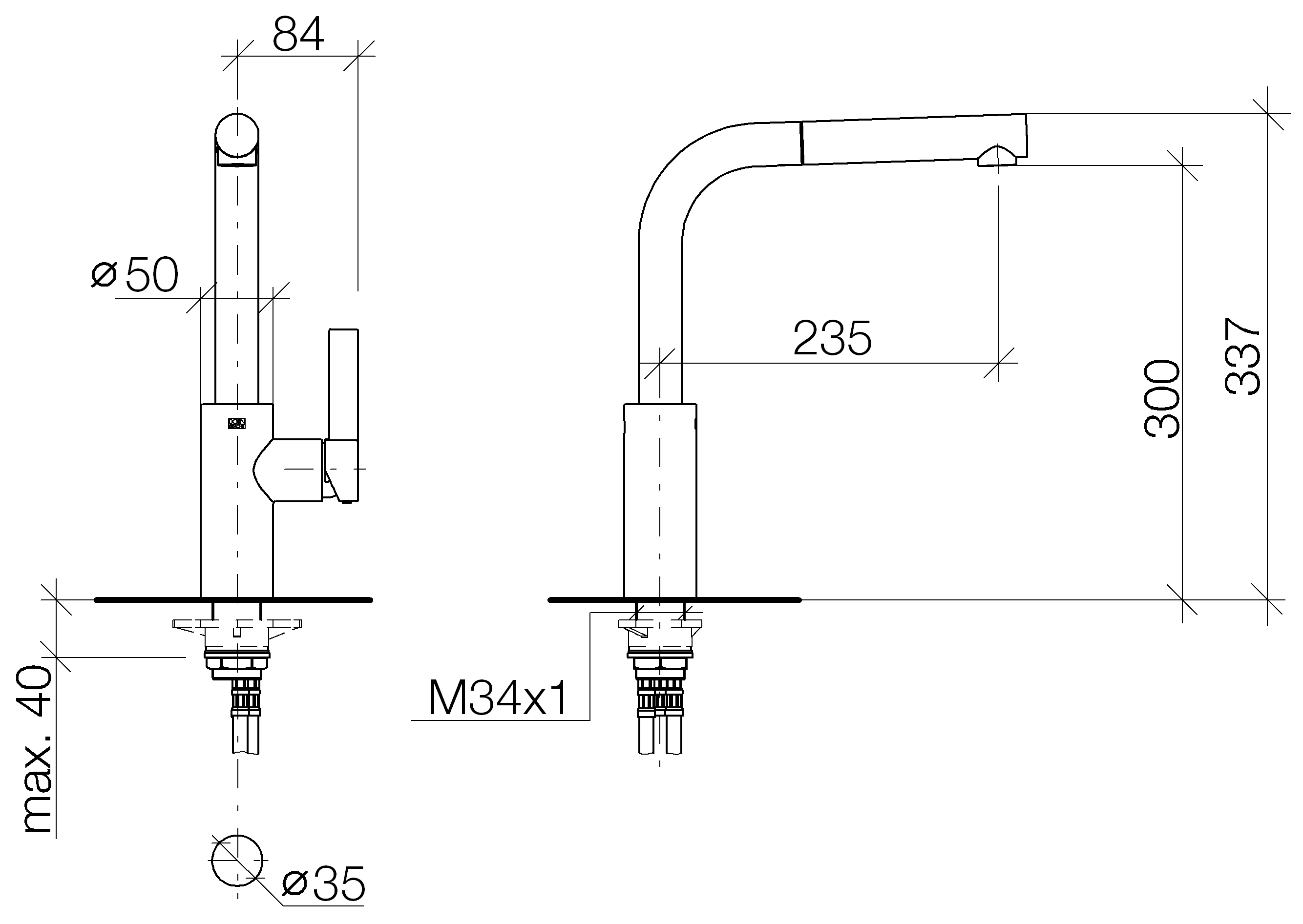 Gessi Helium Cucina Miscelatore Semi Pro Monocomando Dwellistore