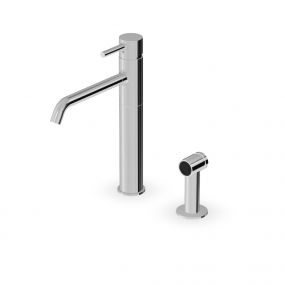 Zucchetti Pan S Miscelatore monocomando con bocca girevole e doccetta laterale ZPA276