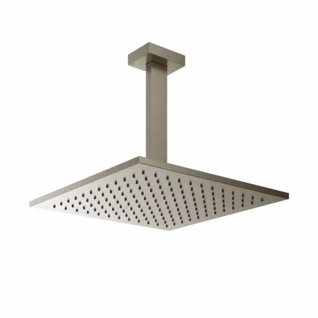 Gessi Rettangolo Shower Soffione doccia a Soffitto 15186-Finox Brushed Nickel