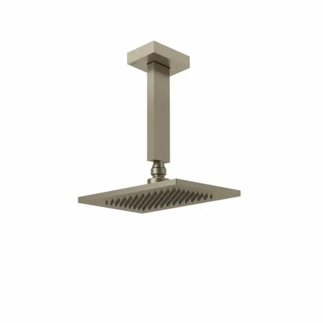 Gessi Rettangolo Shower Soffione Doccia a Soffitto 20151-Finox Brushed Nickel
