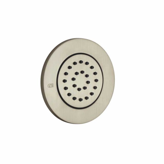 Gessi Venti20 Soffione Laterale 32982+32985-Finox Brushed Nickel