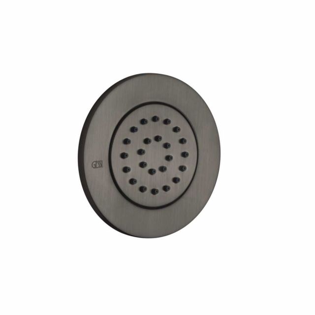 Gessi Venti20 Soffione Laterale 32982+32985-Black Metal Brushed PVD