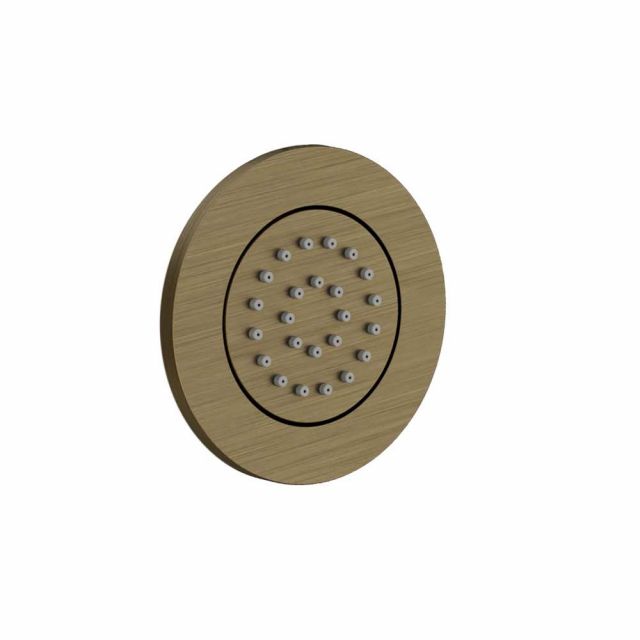 Gessi Venti20 Soffione Laterale 32982+32985-Antique Brass