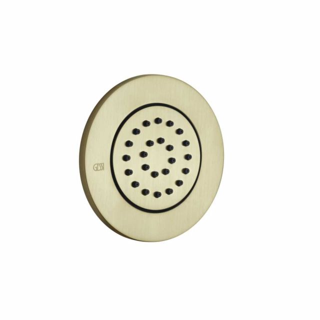 Gessi Venti20 Soffione Laterale 32982+32985-Brass Brushed PVD