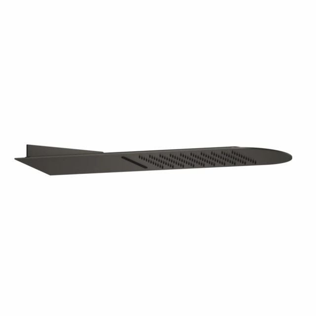 Gessi Tremillimetri soffione doccia a parete 33053-Black Metal Brushed PVD