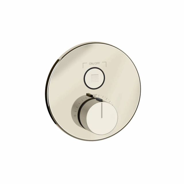 Gessi Hi-Fi Comfort Miscelatore termostatico doccia 38711+38266-Nickel PVD