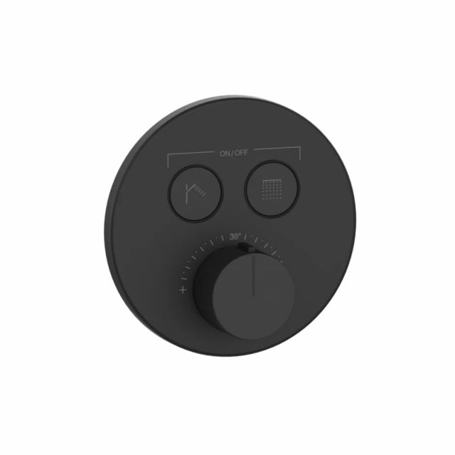 Gessi Hi-Fi Comfort Miscelatore doccia a due funzioni 38713+38267-Matte Black