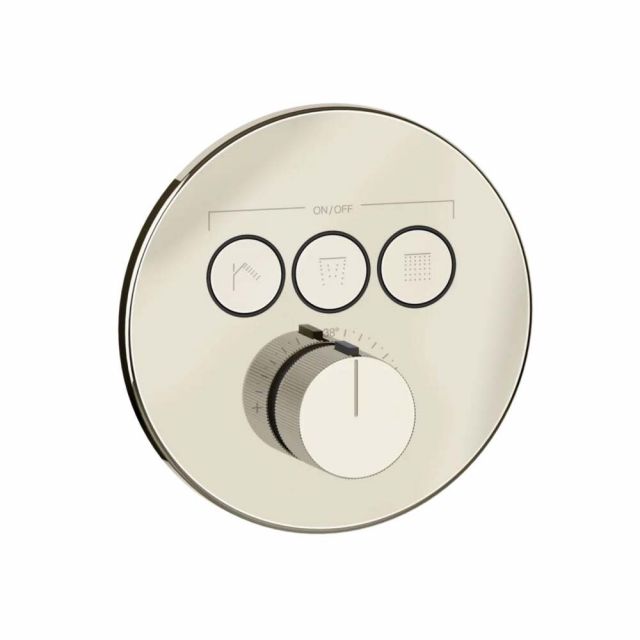 Gessi Hi-Fi Comfort Miscelatore doccia termostatico 38716+38268-Nickel PVD