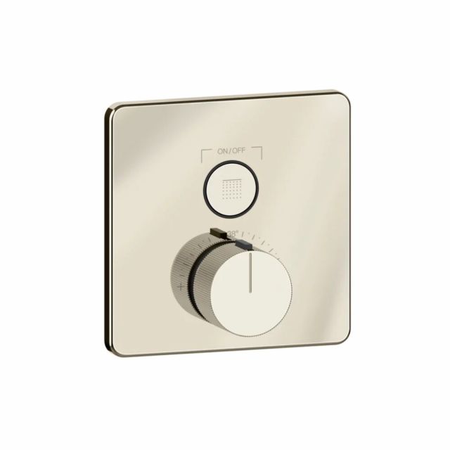 Gessi Hi-Fi comfort miscelatore doccia termostatico 38717+38266-Nickel PVD
