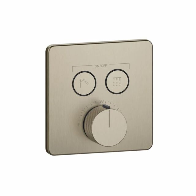 Gessi HI-FI Comfort Miscelatore a due funzioni 38718+38267-Finox Brushed Nickel