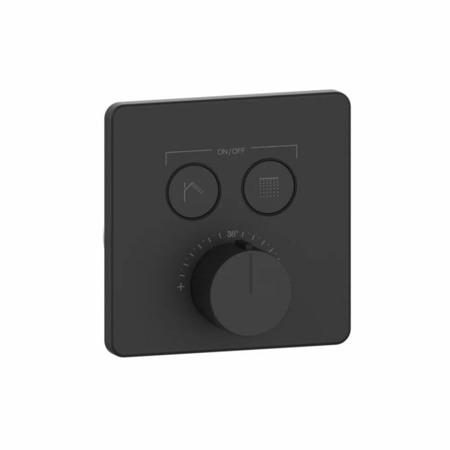 Gessi HI-FI Comfort Miscelatore a due funzioni 38718+38267-Matte Black