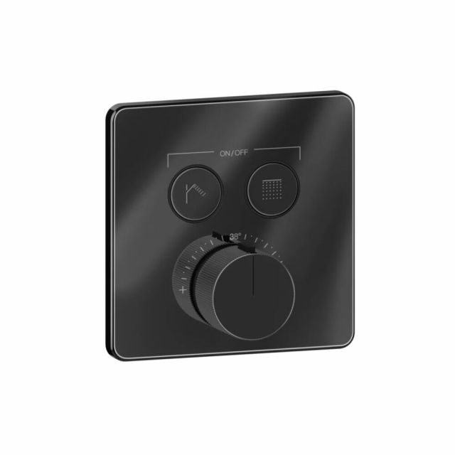 Gessi HI-FI Comfort Miscelatore a due funzioni 38718+38267-Black Metal PVD