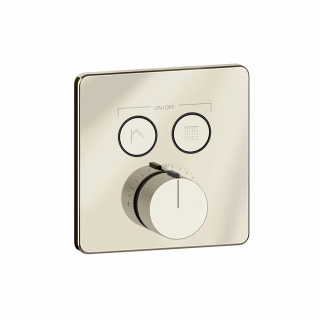 Gessi HI-FI Comfort Miscelatore a due funzioni 38718+38267-Nickel PVD