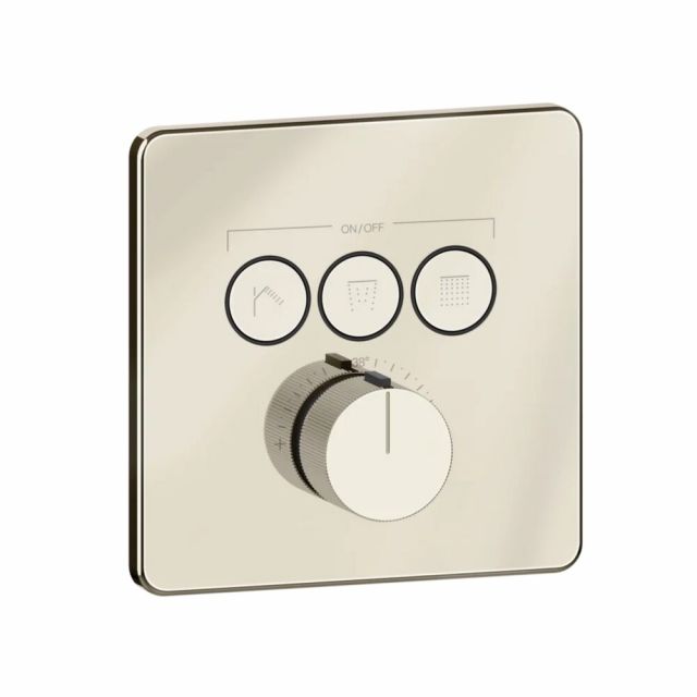 Gessi HI-FI Comfort Miscelatore doccia termostatico 38719+38268-Nickel PVD