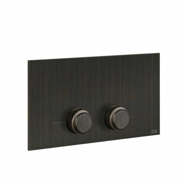 Gessi Venti20 Placca WC 54653-Aged Bronze