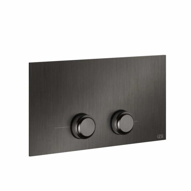 Gessi Venti20 Placca WC 54653-Black Metal Brushed PVD