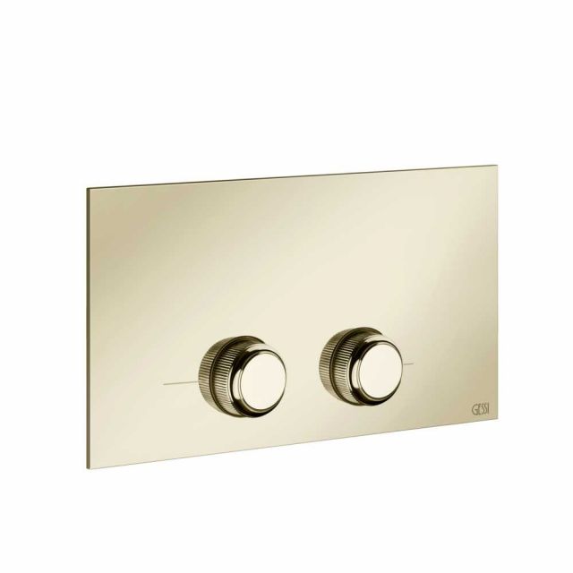 Gessi Venti20 Placca WC 54653-Brass PVD