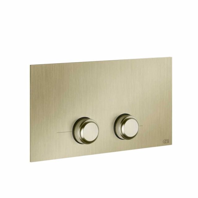 Gessi Venti20 Placca WC 54653-Brass Brushed PVD
