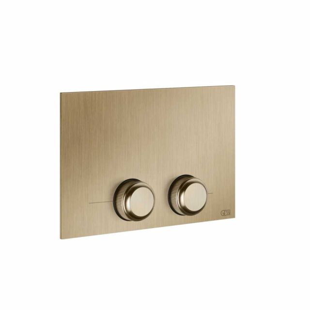 Gessi Venti20 Placca WC 54657-Warm Bronze Brushed PVD