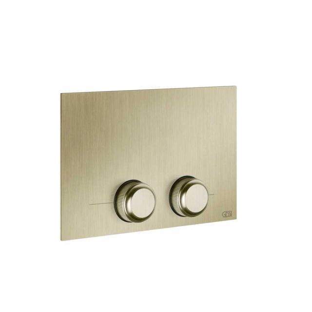 Gessi Venti20 Placca WC 54657-Brass Brushed PVD