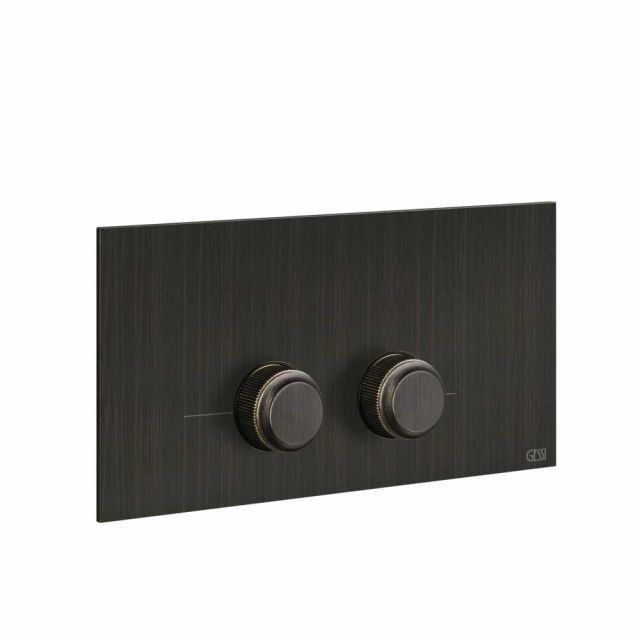 Gessi Venti20 Placca WC 54661-Aged Bronze