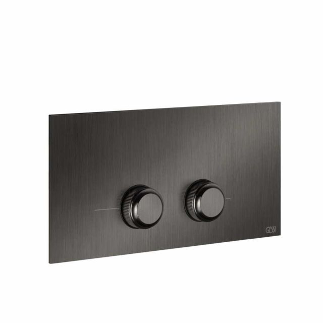 Gessi Venti20 Placca WC 54661-Black Metal Brushed PVD
