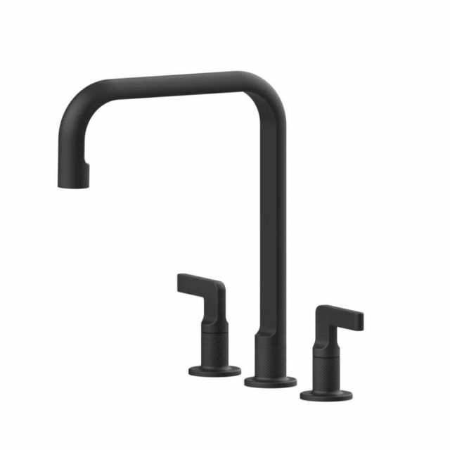 Gessi Inciso Cucina Miscelatore 3 fori lavabo 58701-Matte Black