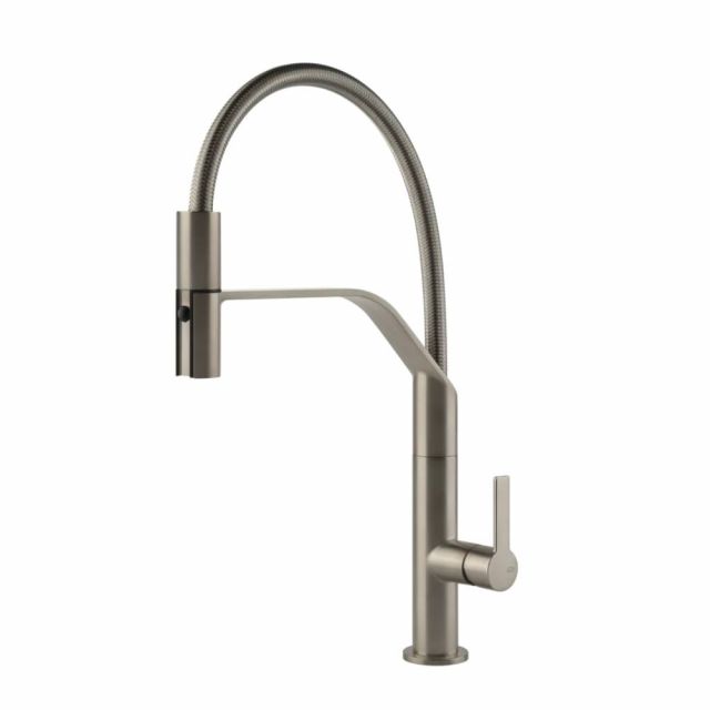 Gessi Mesh Cucina Miscelatore lavello 60005-Finox Brushed Nickel