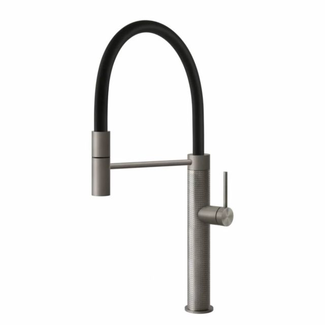 Gessi 316 Cucina Miscelatore monocomando lavello 60014-Steel Brushed
