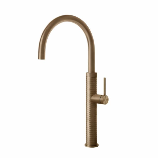 Gessi 316 Cucina Miscelatore Lavello 60018-Warm Bronze Brushed PVD
