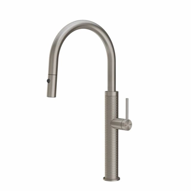 Gessi 316 Cucina Miscelatore Lavello 60024-Steel Brushed