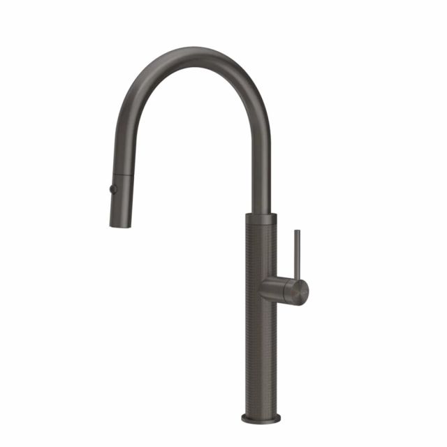 Gessi 316 Cucina Miscelatore Lavello 60026-Black Metal Brushed PVD