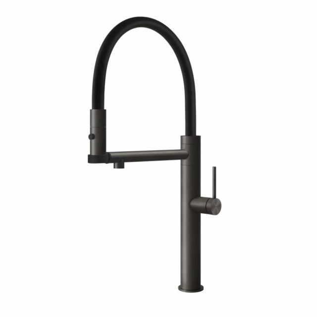 Gessi 316 Cucina Miscelatore Lavello 60210-Black Metal Brushed PVD