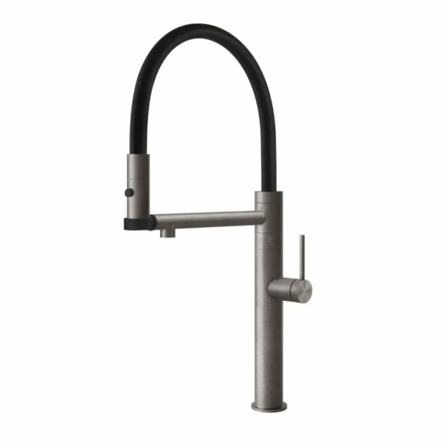 Gessi 316 Cucina Miscelatore Lavello 60214-Steel Brushed