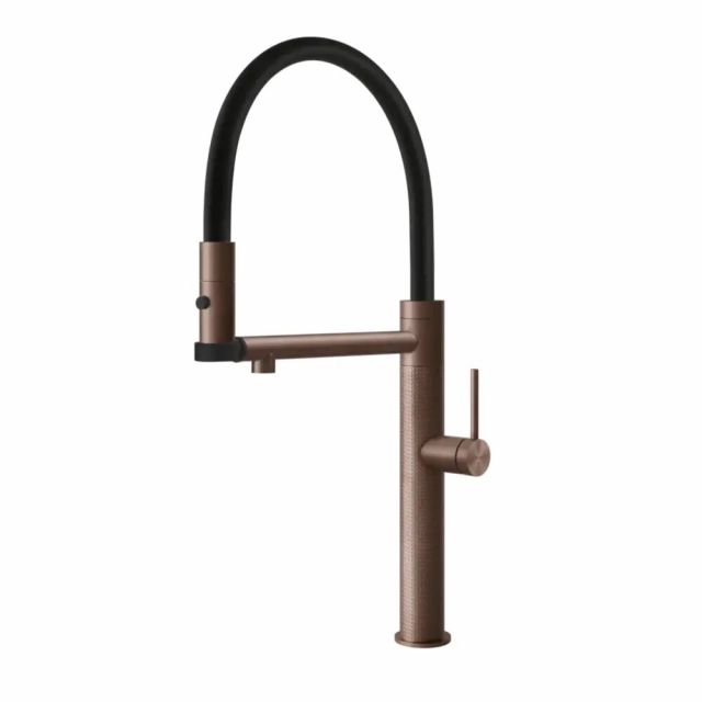 Gessi 316 Cucina Miscelatore Lavello 60214-Copper Brushed PVD