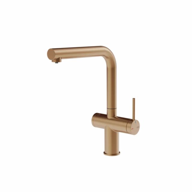 Gessi Inedito Cucina Filtered Miscelatore Lavello 60571-Warm Bronze Brushed PVD