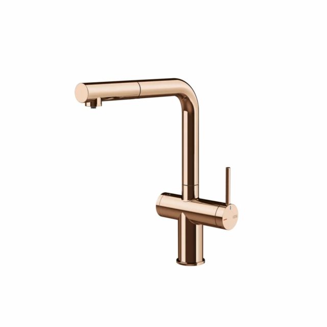Gessi Inedito Cucina Filtered Miscelatore Lavello 60572-Copper PVD