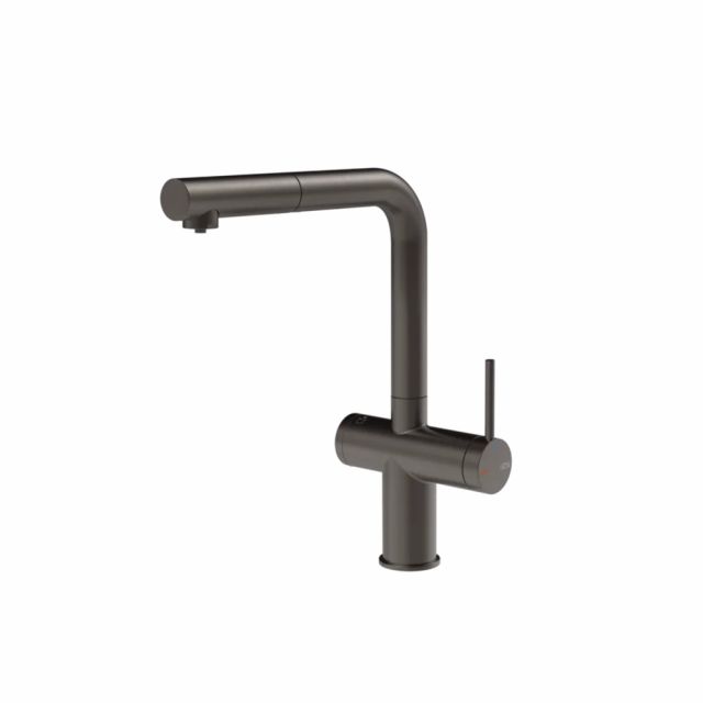 Gessi Inedito Cucina Filtered Miscelatore Lavello 60572-Black Metal Brushed PVD