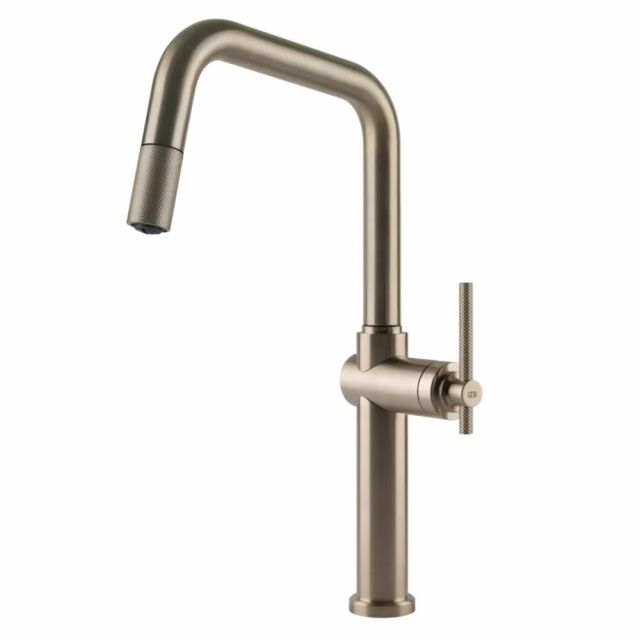 Gessi Cucina Habito Miscelatore Monocomando Cucina 60652-Finox Brushed Nickel