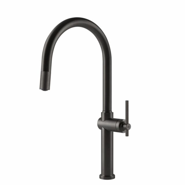 Gessi Cucina Habito Miscelatore Monocomando Cucina 60672-Black Metal Brushed PVD