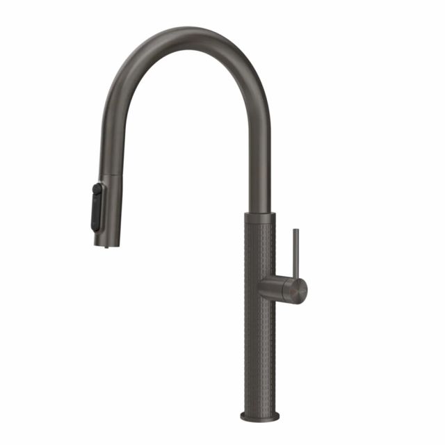 Gessi 316 Cucina Filtered Miscelatore Lavello 60824-Black Metal Brushed PVD
