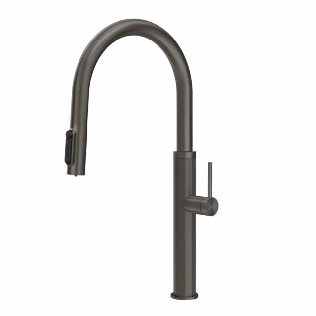 Gessi 316 Cucina Filtered Miscelatore Lavello 60826-Black Metal Brushed PVD