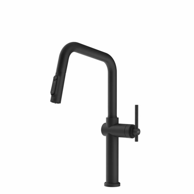 Gessi Cucina Habito Filtered Miscelatore Estraibile Cucina 60852-Matte Black
