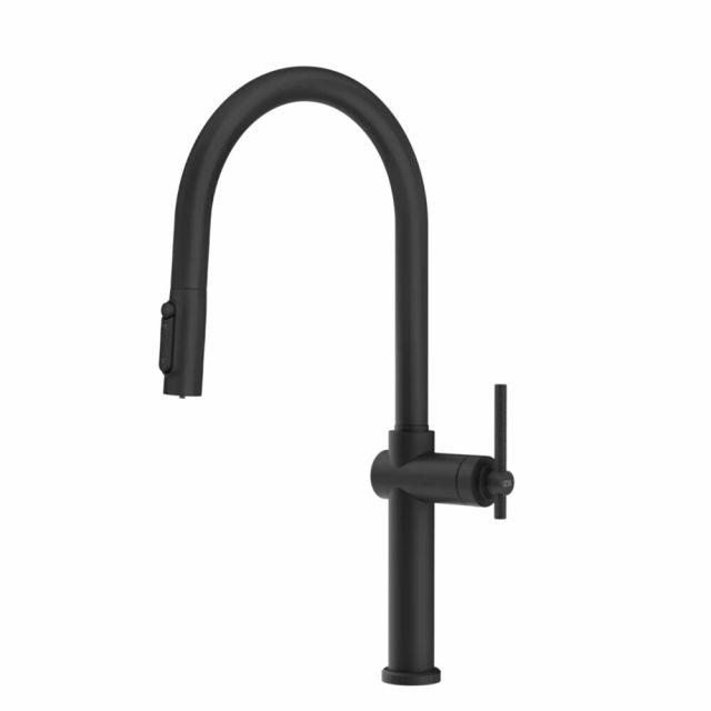 Gessi Cucina Habito Filtered Miscelatore Estraibile Cucina 60872-Matte Black