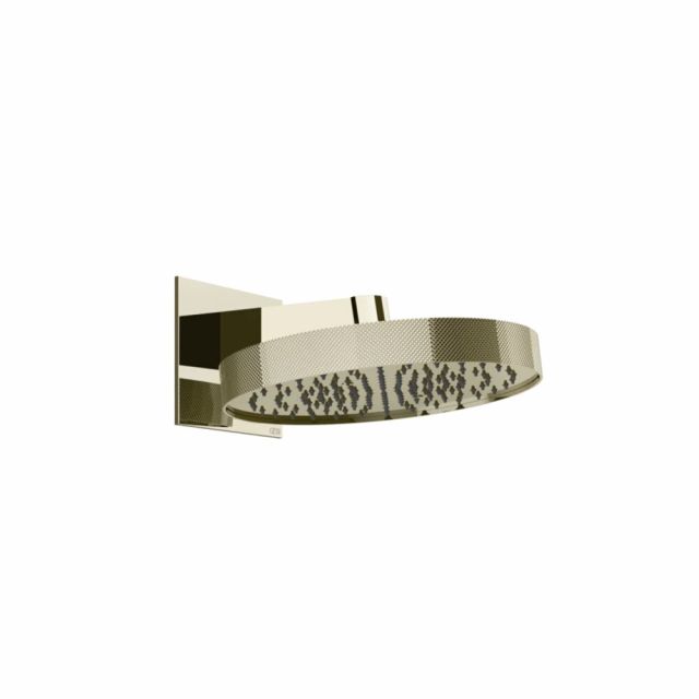 Gessi Tondo Shower Soffione a parete orientabile 63449-Nickel PVD