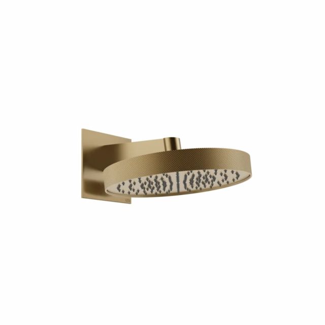 Gessi Tondo Shower Soffione a parete orientabile 63449-Warm Bronze Brushed PVD