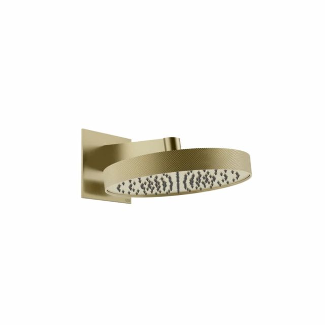 Gessi Tondo Shower Soffione a parete orientabile 63449-Brass Brushed PVD