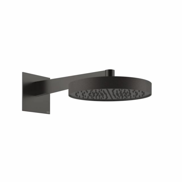 Gessi Tondo Shower Soffione a parete orientabile 63468 -Black Metal Brushed PVD