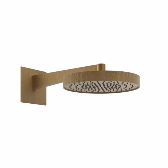 Gessi Tondo Shower Soffione a parete orientabile 63468 -Antique Brass
