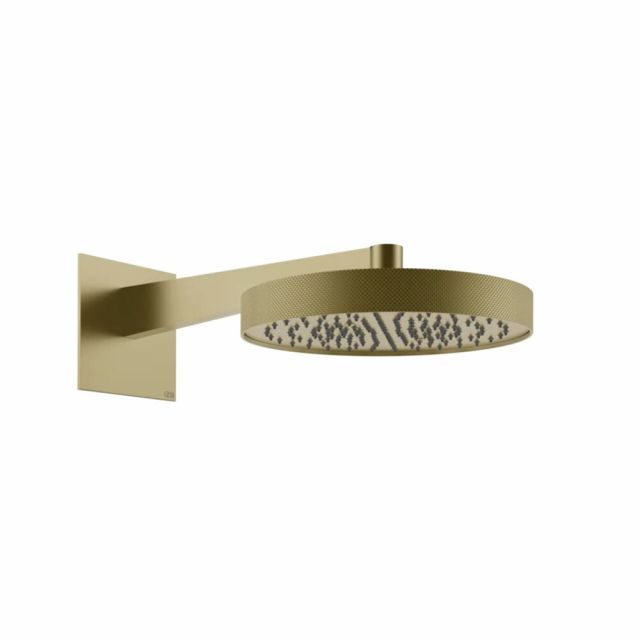 Gessi Tondo Shower Soffione a parete orientabile 63468 -Brass Brushed PVD